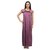 Klamotten Purple Long Satin Nighty