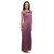 Klamotten Purple Long Satin Nighty