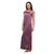 Klamotten Purple Long Satin Nighty