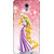PrintHaat Mobile Back Cover for Meizu M3 Note :: Meizu Note 3 (Beautiful Princess Rapunzel Glitter Cartoon)