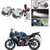 AutoStark Ultra Bright Scooty/Motorcycle/Bike White Flasher Led Fog Light- Set Of 2 For Honda CBR 150R