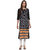 Janasya Women's Black Printed Crepe Straight Kurti