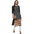 Janasya Women's Black Printed Crepe Straight Kurti