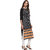 Janasya Women's Black Printed Crepe Straight Kurti