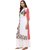 Janasya Women's White Printed Crepe Straight Kurti