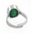 PANNA (EMBERALD) 6.25 RATTI ORIGINAL WITH SILVER RING 4 GRAM
