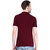 Concepts Maroon Poly Cotton Polo Neck Tshirt