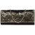 TARUSA Grey Solid Clutch
