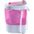 DMR 30-1208 3 Kg Mini Washing Machine With Dryer Basket (Pink)