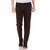 TAB91 Men's Cotton Solid Brown Trackpant