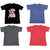 IndiWeaves Mens 1 Cotton Printed T-Shirt And 3 Jasper T-Shirt (Pack Of 4)-Multicolor-Size-Large