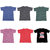 IndiWeaves Mens 1 Cotton Printed T-Shirt And 5 Jasper T-Shirt (Pack Of 6)-Multicolor-Size-Large