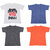 IndiWeaves Mens 1 Cotton Printed T-Shirt And 3 Jasper T-Shirt (Pack Of 4)-Multicolor-Size-Large