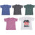 IndiWeaves Mens 1 Cotton Printed T-Shirt And 4 Jasper T-Shirt (Pack Of 5)-Multicolor-Size-Large