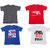 IndiWeaves Mens 3 Cotton Printed T-Shirt And 1 Jasper T-Shirt (Pack Of 4)-Multicolor-Size-Large