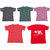 IndiWeaves Mens 1 Cotton Printed T-Shirt And 4 Jasper T-Shirt (Pack Of 5)-Multicolor-Size-Large