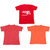 IndiWeaves Mens 1 Cotton Printed T-Shirt And 2 Jasper T-Shirt (Pack Of 3)-Multicolor-Size-Large