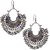 Lucky Jewellery Trendy Multicolor Oxidised Plating Afghani Earring For Girls  Women