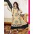 Fabboom Urvashi Rautela Cream Long Anarkali Suit