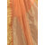 Risera Orange Silk Printed Saree + Blouse Piece