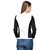 Raabta White Faux Leather Jacket