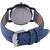 Axton Unisex Round Dial Blue Resin Strap Quartz Watch
