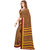 Ligalz Maroon and Yellow Crepe Printed Saree