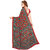 Ligalz Red Crepe Printed Saree