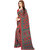 Ligalz Red Crepe Printed Saree