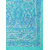 Ligalz Turquoise and Blue Crepe Printed Saree
