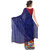 Ligalz Blue Chiffon Casual Printed Saree