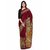 Ligalz Red Crepe Printed Saree