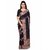 Ligalz Black Georgette Printed Saree