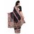 Ligalz Black Georgette Printed Saree