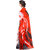 Ligalz Red Georgette Casual Printed Saree
