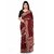 Ligalz Maroon Georgette Printed Saree
