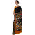 Ligalz Black Crepe Printed Saree