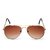 Fair-X Brown UV Protection Aviator Sunglasses.