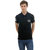 Mens Solid Black Polo T-Shirt By Sim Boutique