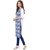 Janasya Women's Blue Casual Crepe Kurti