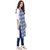 Janasya Women's Blue Casual Crepe Kurti