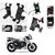 AutoStark Bike Phone Mount /Motorcycle Rotating Cell Phone Stand Mount Holder with USB Charging Port For TVS Apache RTR 160