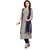 Janasya Women's Multicolor Embellished Rayon Straight Kurti