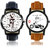 Nubela Designer Multi-Color Printed Dial Analogue Watch For Man And Boy (Combo Of 2)