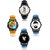 Nubela Trendy New Arriavals Combo Analogue Watches (Pack of 4) For Men/Boys