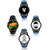 Nubela Trendy New Arriavals Combo Analogue Watches (Pack of 4) For Men/Boys