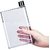Skywalk Portable Reusable Slim A5 Size Notebook Water Bottle Bpa-free 420ml Multipurpose Made For Everyday Use-Color- Transprent