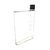 Skywalk Portable Reusable Slim A5 Size Notebook Water Bottle Bpa-free 420ml Multipurpose Made For Everyday Use-Color- Transprent