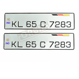 Eu Plate USA Euro Style License Plate –