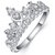 Gorgeous Crown Design   Elements Sterling Silver Adjustable Ring For Women & Girls
